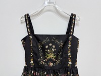 Robe courte décontractée noire à fleurs pour femme, col carré, bretelles spaghetti, sans manches, A12412