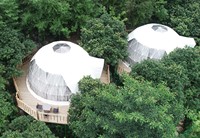 Dôme géodésique imperméable pour l'extérieur, maison en forme d'igloo pour Airbnb Resort