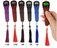 2038S musulman Tasbeeh compteur Ramadan cadeau islamique électronique 6 couleurs chiffres LCD affichage main doigt compteur numérique Tasbih