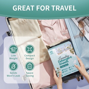 Tiras de Detergente de Marca Privada SANYUAN, Baja Espuma, Ecológicas, Hojas de Jabón para Lavandería, Hojas de Detergente Ecológicas para Lavandería - Product Image 5