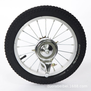 Roue de vélo Ouchouyan de 12 pouces avec frein à tambour pour vélo d'enfant, système de freinage à axe arrière, freinage durable en métal composite - Product Image 4