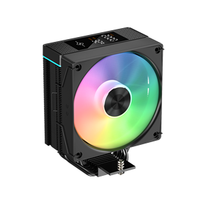 Hurricane Beast ARGB <span class=keywords><strong>Refroidisseur</strong></span> de processeur à affichage numérique 4 caloducs <span class=keywords><strong>Refroidisseur</strong></span> à soufflage supérieur 12V RGB Gaming <span class=keywords><strong>PC</strong></span> & Laptop CPU Ventilateur de refroidissement - Product Image 1