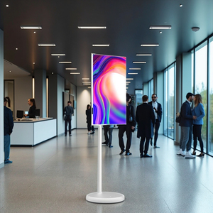 โทรทัศน์พกพา LCD 32 นิ้ว ความละเอียด FHD หน้าจอสัมผัส IPS ระบบแอนดรอยด์ พร้อม Wifi USB บนล้อเลื่อน - Product Image 1