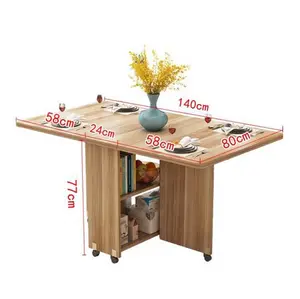 Dinning Table Set Dining Room Furniture Home Furniture Extendable Foldable Wood Wooden 2023 Nordic Luxury Modern Contemporary
