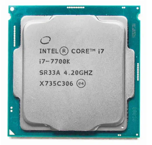 सबसे सस्ता 4 कोर 8M कैश, 4.2GHz LGA1151 प्रोसेसर CPU I7 7700k का उपयोग किया गया