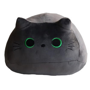 Giocattoli di Peluche a Forma di Gatto Nero all'Ingrosso, Morbidi e Carini, Regalo per Bambini, Decorazione per la Casa, Bambole di Peluche, Cuscini Decorativi - Product Image 4