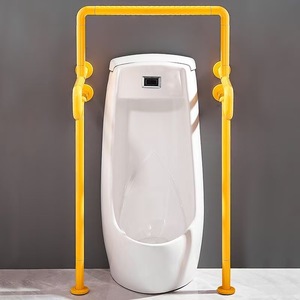 <b>Grab</b> <b>Bars</b> For Toilet Urinal Support Rail 300kg Load Capacity Anti Slip Modern Design Plastic Aluminum Alloy Material - Product Image 3