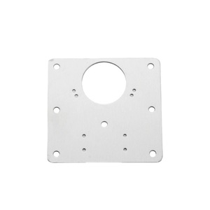 Plaque de réparation de charnière en acier inoxydable finition brossée, plaque d'installation pour porte d'armoire, outil de réparation de charnière de meuble - Product Image 2