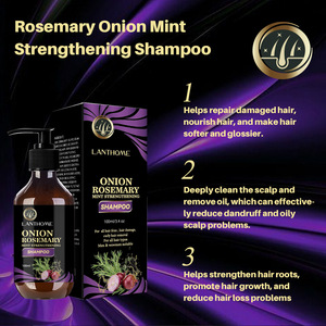 Champú de Romero y Cebolla Transfronterizo, Champú Hidratante y Anticaspa para el Cabello - Product Image 3