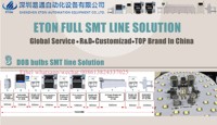 Imprimante automatique de circuits imprimés machine de sérigraphie distributeur de pâte à souder ligne automatique smt
