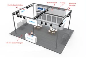 Op Maat Gemaakt 7X9M Aluminium Modulair Showontwerp Reclame-Ideeën Stand Tentoonstellingsapparatuur Vakbeurs Nieuw Ontwerp <span class=keywords><strong>Show</strong></span> - Product Image 6