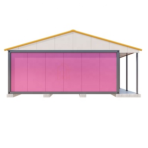 Maison préfabriquée en conteneur isolé sur mesure, classe scolaire pour étudiants, bureau avec toit à double pente - Product Image 3