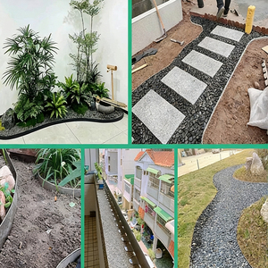 Bordo Separatore <span class=keywords><strong>in</strong></span> Acciaio Inox 304 per Prato e Pietra, Striscia per Muro di Contenimento e Bordatura <span class=keywords><strong>Giardino</strong></span> - Product Image 4