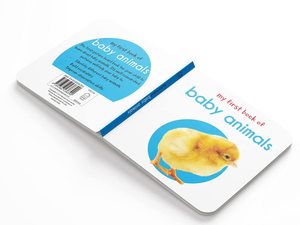 Kustom profesional sampul keras anak-anak set buku kardus bayi papan cetak buku