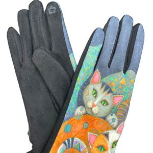 Guantes Elegantes para Mujer, para Estudiantes, Invierno, Ciclismo, Dedos Completos, Transpirables, Resistentes al Frío, Cálidos, <span class=keywords><strong>de</strong></span> Felpa, para Uso Diario - Product Image 1