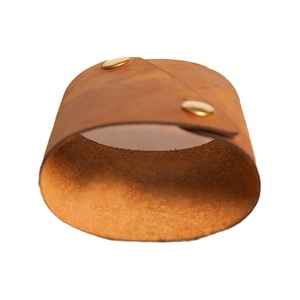 Cross-border PU leather beer bottle sleeve, party gift, beverage, cola can <b>cup</b> sleeve, retro and high-end <b>camping</b> <b>cup</b> sleeve - Product Image 5