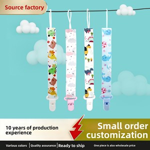 Attache-sucette de sécurité pour bébé avec rubans durables - Product Image 2