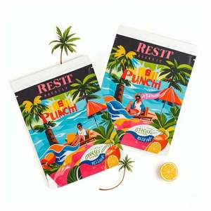 Custom 3.5 Packs Child-Proof Mylar Bags Gravure Printed Holographic Ziplock Stand Pouch Plastic Packaging for Chewing <b>Gum</b> Sushi - Product Image 6