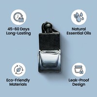 Prix d'usine OEM – Diffuseur de parfum liquide en verre de 10 ml pour voiture, avec senteur personnalisée pour une fraîcheur quotidienne lors des trajets.