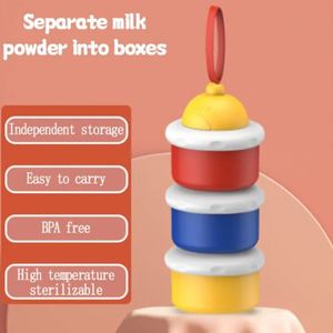 Portable Plastic Storage <b>Box</b> for Baby Food & Milk Powder Travel-Friendly Formula Containers - Product Image 4