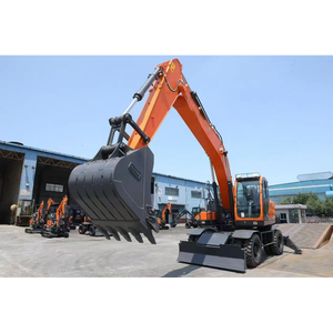 Excavadora de ruedas DX210W nueva de Corea, excavadora de ruedas neumática de 20 toneladas con motor DL06P etapa III o IV para precio de la industria forestal - Product Image 4