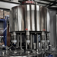 Machine de remplissage automatique électrique 12 têtes, ligne de production d'embouteillage entièrement automatique professionnelle pour bouteilles en PET, en verre et en bois