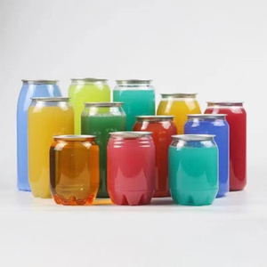 500ml 650ml Transparent BPA FREE PET Beverage Bottles Plastic Can for Soda Juice Coffee Drinks