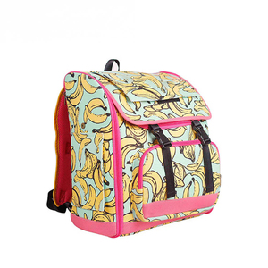 Mochila para Mascotas con Estampado Hawaiano al por Mayor, Diseño de Sonrisa de Perrito, Transportín Portátil y Cómodo para Perros y Gatos, para Viajes y Actividades al Aire Libre - Product Image 5