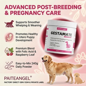 Suplemento para la Gestación Canina de Marca Privada OEM, Gestamate en Polvo Post-Parto para Perros Hembras, Apoyo para la Parto y Destete - Product Image 1