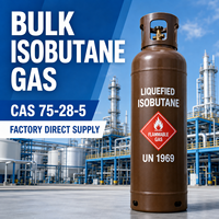 Isobutane en vrac directement de l'usine, gaz CAS 75-28-5 99,5% pour les achats en gros volumes avec bouteille et réservoir ISO, approvisionnement stable
