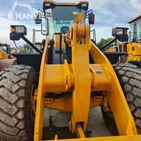 Chargeuse sur pneus LG L956F d'occasion à prix abordable, capacité de la benne 5T, poids opérationnel 17200KG, engin de construction chinois d'origine