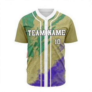 Camiseta de Béisbol Unisex 2026, Transpirable, Tallas Grandes, Personalizable con Nombre de Equipo, Ropa Deportiva Ligera de Alta Calidad - Product Image 1