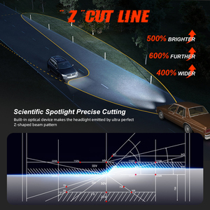 Fari a LED 4x6 4pz Hi/<span class=keywords><strong>Lo</strong></span> DRL Segnale Luminoso Fascio Rettangolare Sostituzione Fari a LED Compatibili con Kenworth Freightline - Product Image 4