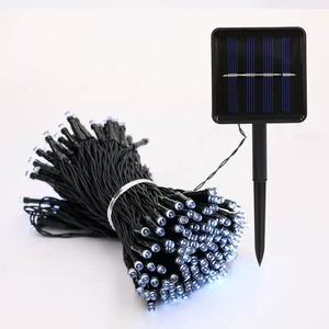 Guirlandes solaires de Noël à 8 modes, blanc chaud, imperméables, pour la décoration extérieure de la cour, les fêtes d'anniversaire, les mariages et les festivals - Product Image 6