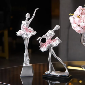 Adornos de <span class=keywords><strong>Ballet</strong></span> elegantes de estilo europeo moderno, accesorios de decoración para sala de estar, decoración de gabinete, decoración del hogar - Product Image 4