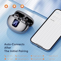 Écouteurs Sans Fil ANC & ENC V5.4 Intra-Auriculaires avec Mode Transparence et Double Micro Anti-Bruit, Son Stéréo Basses Profondes