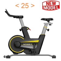 Vélo d'exercice magnétique silencieux pour appartements, alerte de posture et compteur de calories, fitness, conçu pour une utilisation pratique à domicile