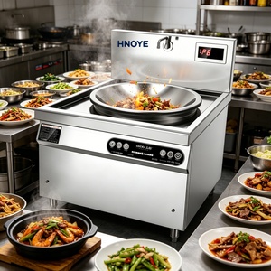 Cuisinière à induction industrielle 20KW à double brûleur pour la préparation de repas en gros volume et les buffets - Product Image 6