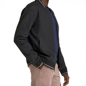 Hot Selling Winter Wear Solid Color Comfortable Quick Dry Men Bomber Jacket Men Clothing With Full Sleeves Bomber Jackets - Product Image 2