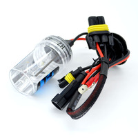 Gran Venta Foco LED para Faro Principal 12V 35W Nuevo 6000k Color HID Xenón H1 H3 H4 H7 H8 H10 H11 9005 HB3 Faros Delanteros de Xenón Halógeno