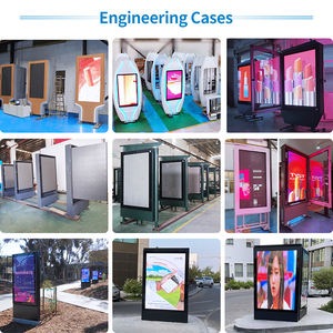 Pantalla <span class=keywords><strong>LED</strong></span> de alto brillo SMD P4 de un solo lado para exteriores, publicidad Digital Mupi - Product Image 2