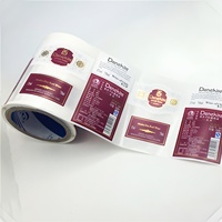 Étiquettes d'emballage personnalisées de haute qualité, impression vinyle imperméable, adhésif puissant, couleurs CMYK/Pantone, finition brillante/mate