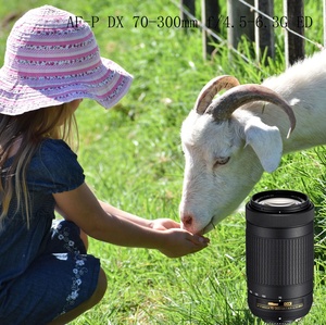 ขายส่งจากโรงงาน เลนส์กล้องมือสอง AF-P DX Nikkor 70-300mm F/4.5-6.3G ED SLR สำหรับกล้อง APS-C เลนส์ระยะกลางและระยะไกล - Product Image 3