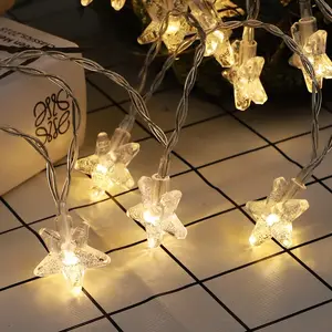 Nieuwe Bubble Star Batterij Led Lampjes String Kerst Decoreren Interieurverlichting