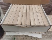 SHIHUI carreaux concaves en travertin naturel décoration murale travertin Beige dosseret de cuisine travertin cannelé carrelage mosaïque aiguisé