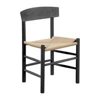 Chaise de salle à manger moderne en bois massif avec corde en cuir de vachette, écologique, hauteur réglable, pour la maison, le bureau, la cuisine, la salle à manger, l'hôtel, le restaurant