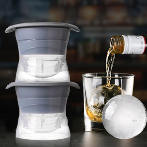 Silicone Ice Ball Mold Round Sphere Large Quick Freezing For Whiskey Cocktail Making - Product Image 1