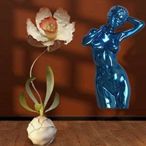 Decoración Moderna para Pared de Sala de Estar, Escultura de Mujer Desnuda en Relieve 3D de Resina de Tamaño Real, Esculturas de Fibra de Vidrio para Colgar en la Pared - Product Image 1