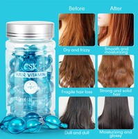 Capsules d'huile capillaire réparatrice et nourrissante CS-K pour cheveux abîmés avec vitamine E et huile d'avocat - Essence de soin capillaire