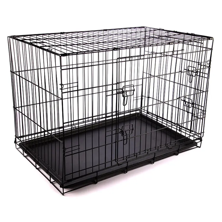 Pet house hayvan kafesleri köpek kafesleri sandık popüler taşınabilir profesyonel köpek sandık kulübesi evcil hayvan kafesi büyük orta köpekler için